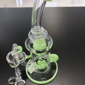 CANNATONIK 8.5" BOROSILICATE BENT NECK GLASS DAB RIG & BONG