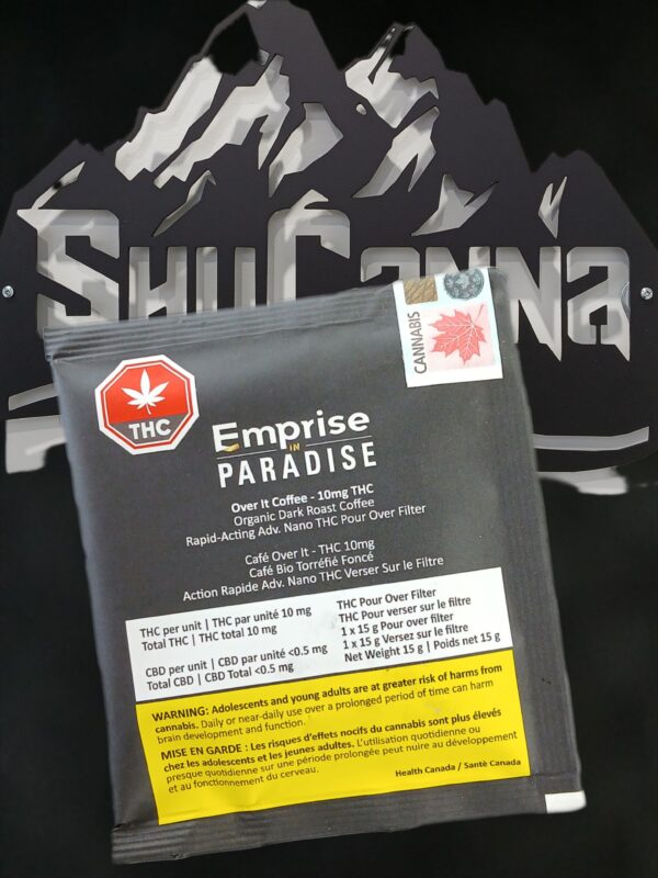 EMPRISE IN PARADISE - OVER IT COFFEE THC 10MG - 15 GRAM