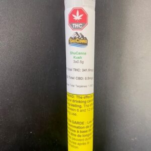 ShuCanna Kush 3 x 0.50g Pre roll