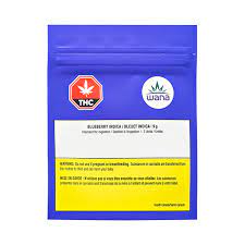 WANA - WILD RASPBERRY 5:1 CBD/THC INDICA CHEWS - 9 GRAM