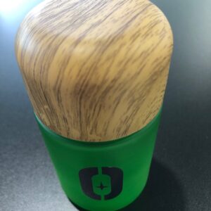 GREEN LID STORAGE JAR/CHILD RESISTANT