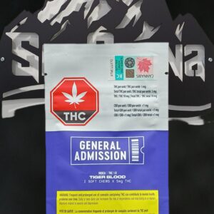 GENERAL ADMISSION - TIGER BLOOD THC GUMMY (1:0) - 16 GRAM