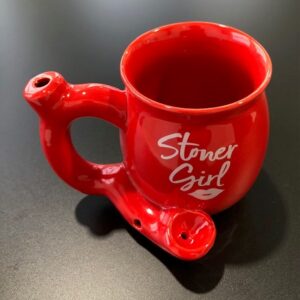 STONER MOM CERAMIC MUG, RED